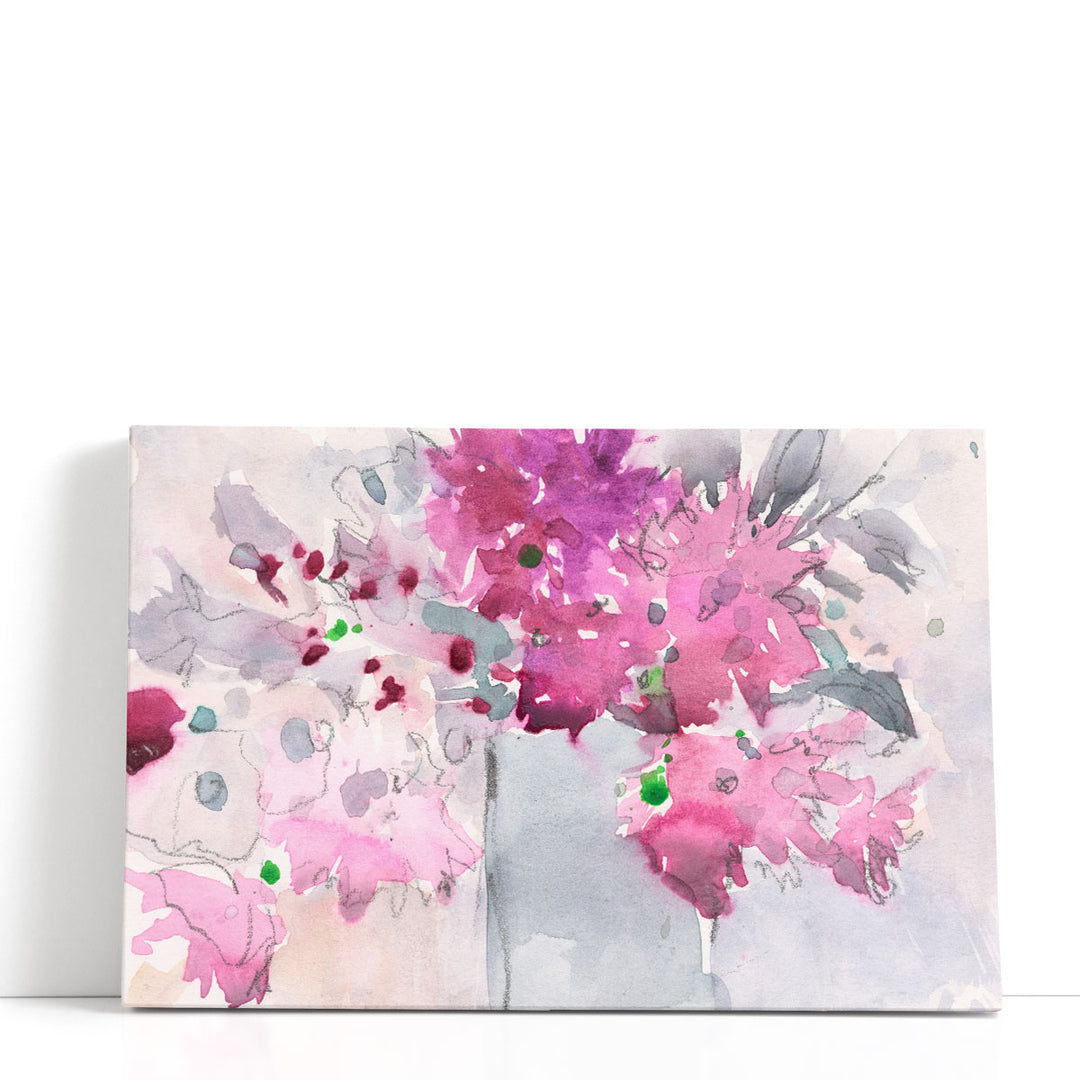 Floral Setting I - Canvas Print Wall Art