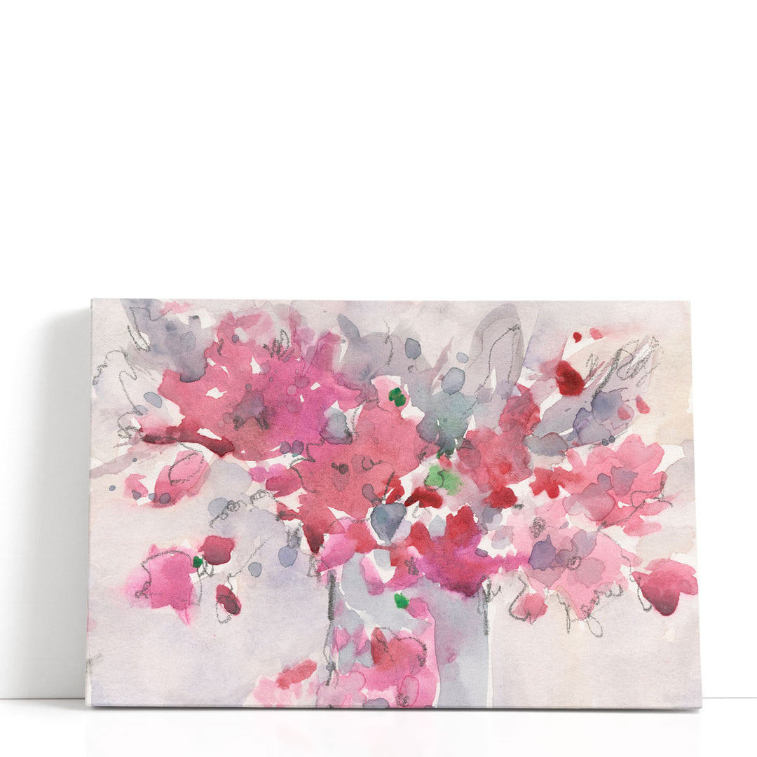 Floral Setting II - Canvas Print Wall Art