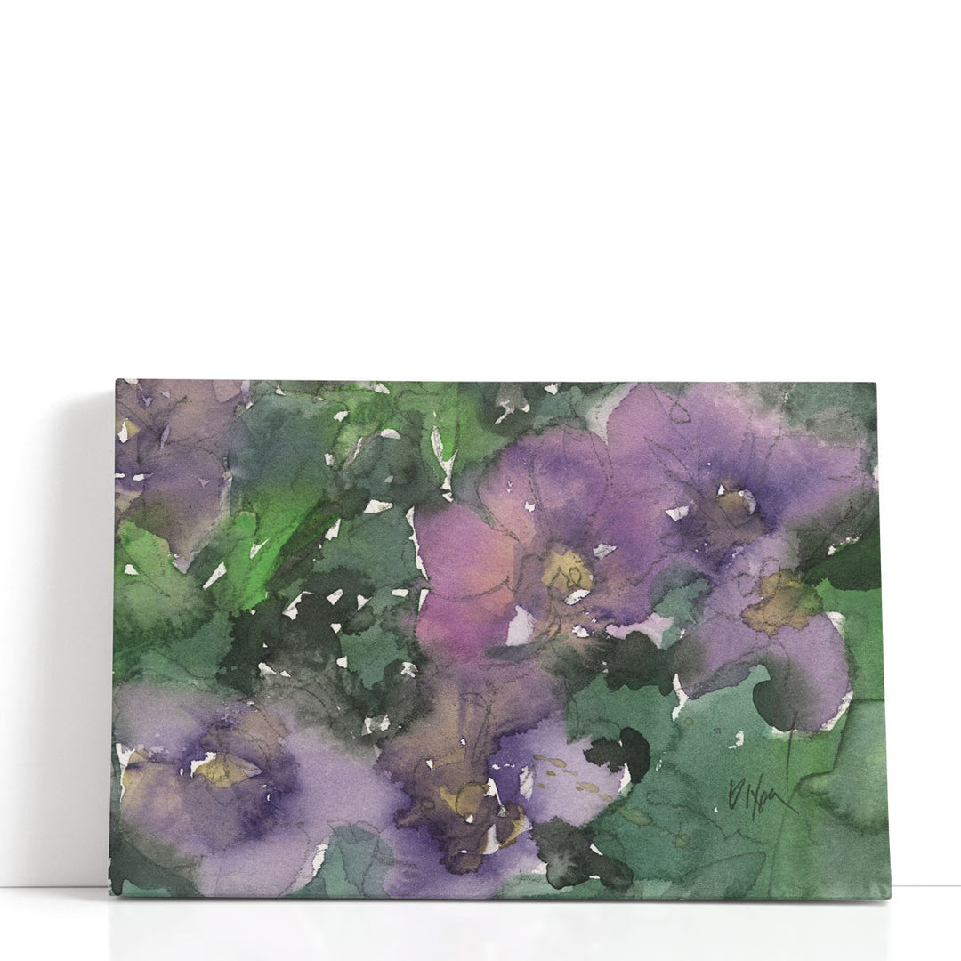 Language of Violets I - Canvas Print Wall Art