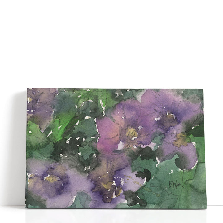 Language of Violets I - Canvas Print Wall Art