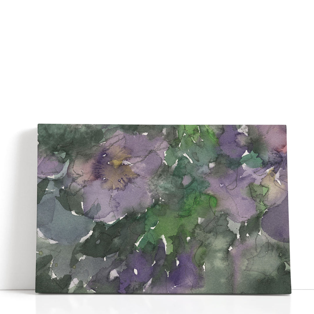 Language of Violets II - Canvas Print Wall Art