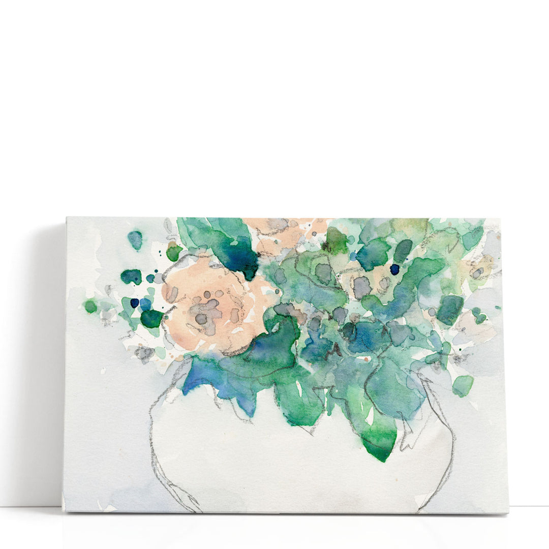 Pastel Arrangement I - Canvas Print Wall Art