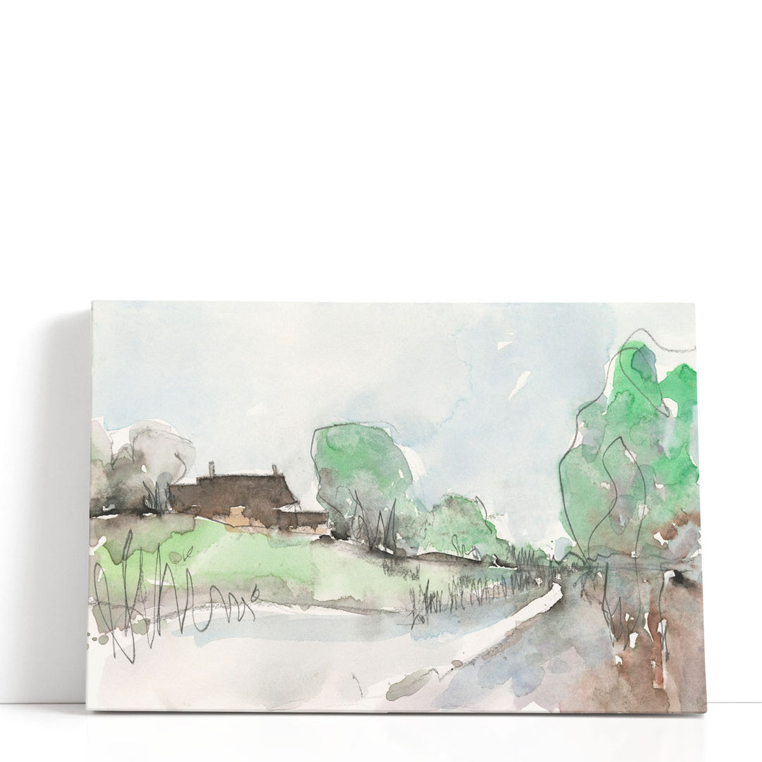 The Landscape Background I - Canvas Print Wall Art