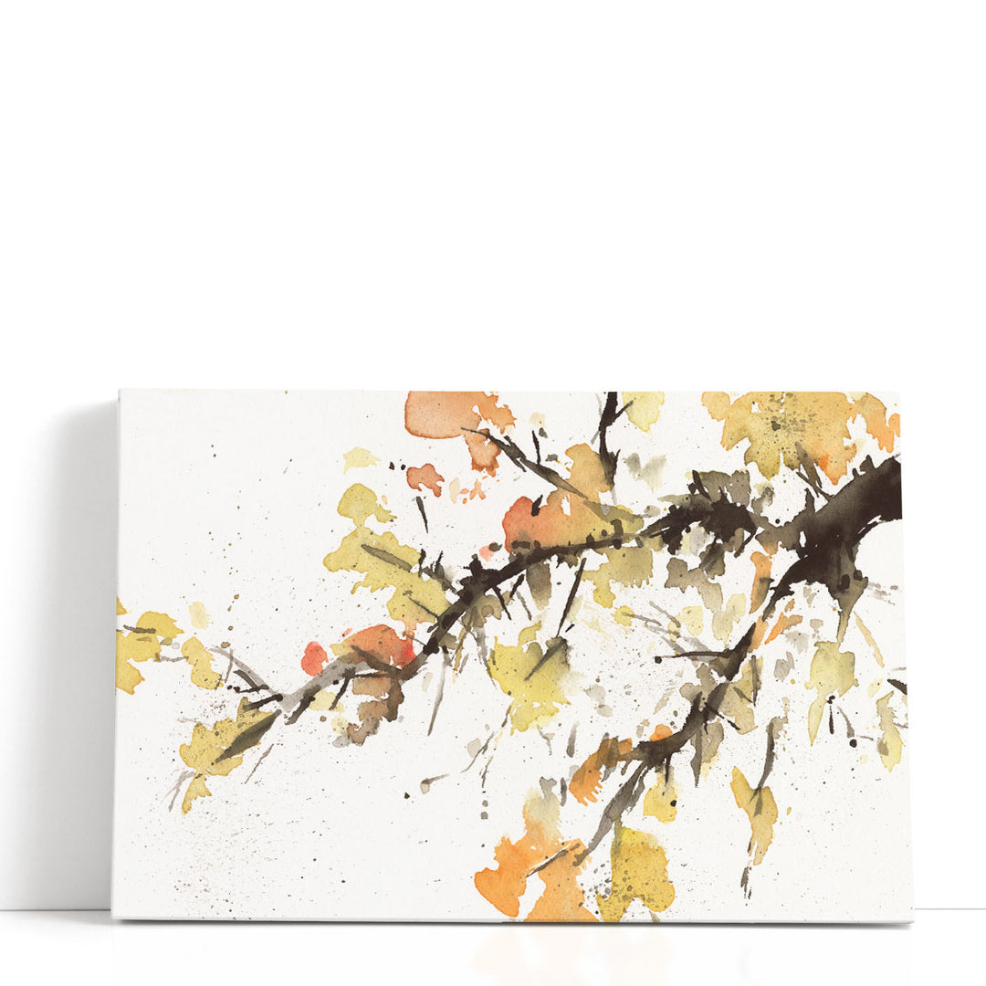 Watercolor Tree Branch II - Canvas Print Wall Art