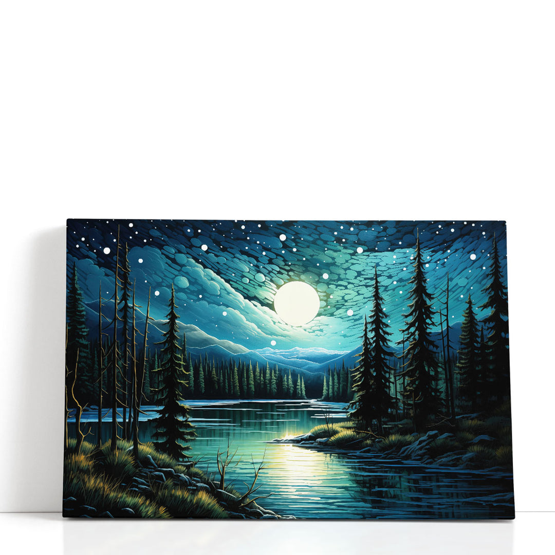 The New Age Starry Night - Canvas Print Wall Art