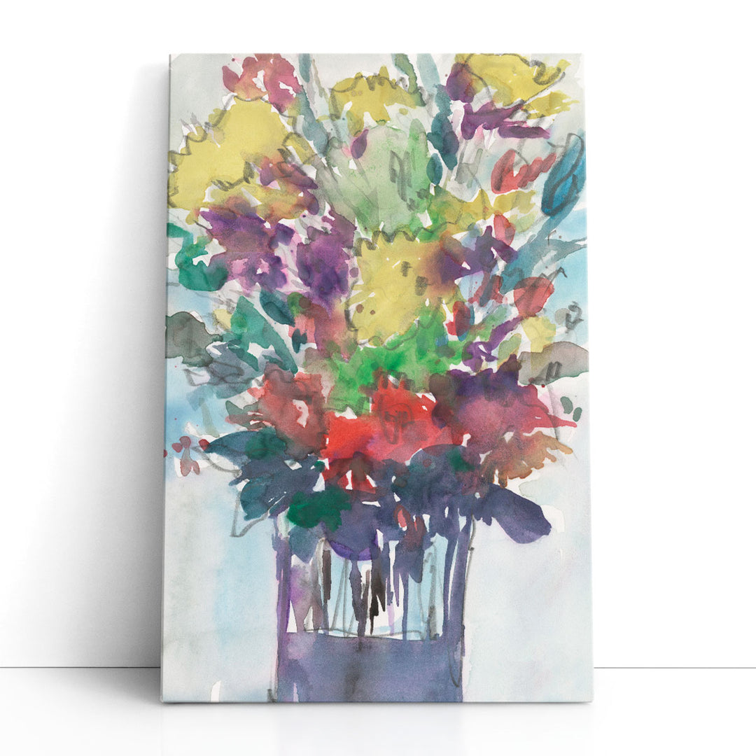 Garden Pieces I - Canvas Print Wall Art