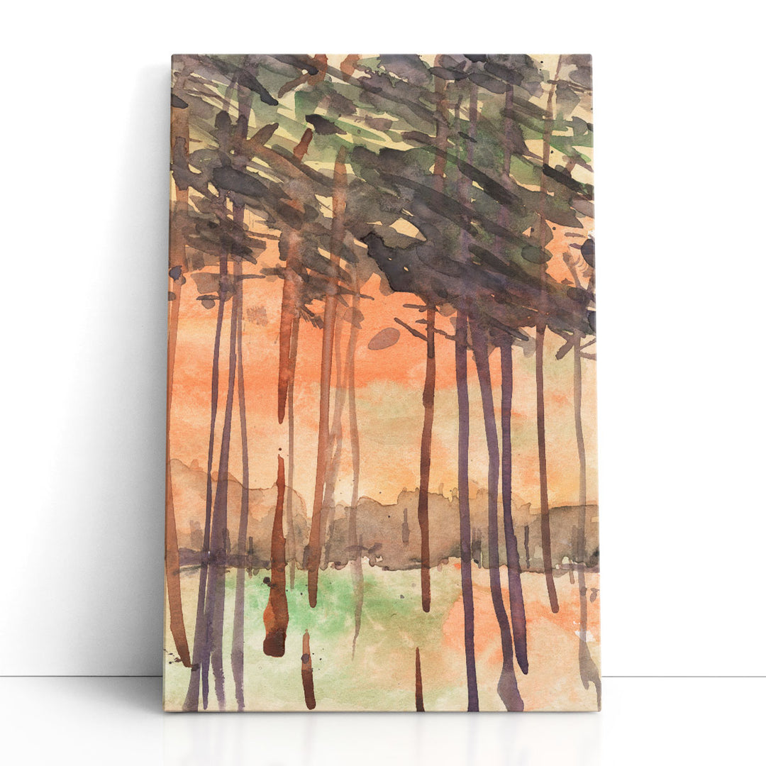 Between the Trees I - Canvas Print Wall Art