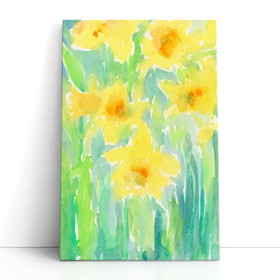 Daffodils I - Canvas Print Wall Art