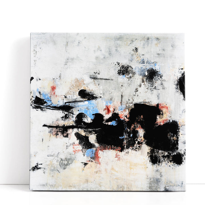 All Mixed Up II Black and White - Canvas Print Wall Art