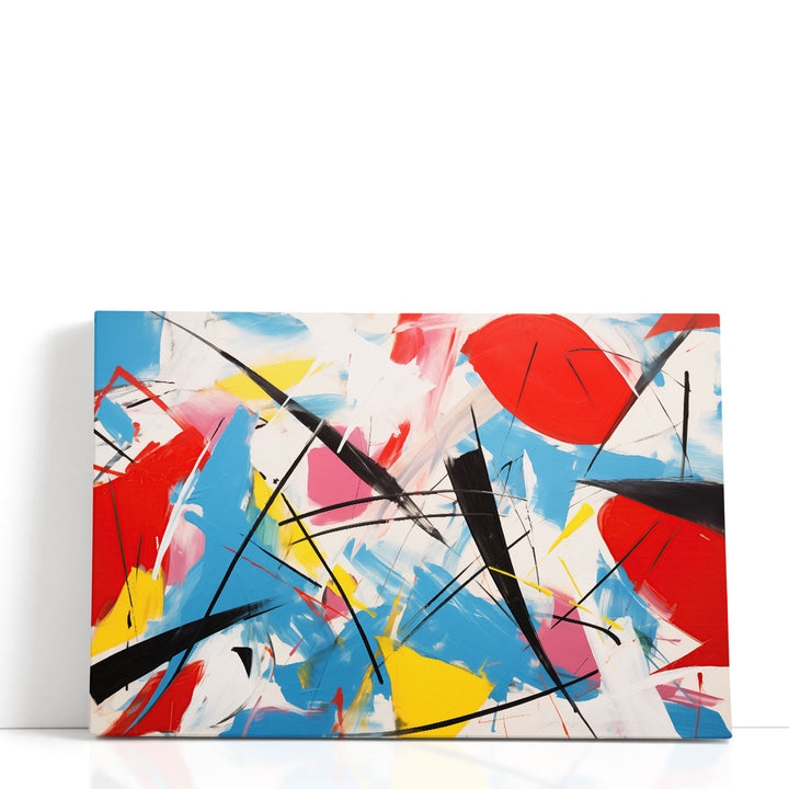 Joyful Art Attack - Canvas Print Wall Art