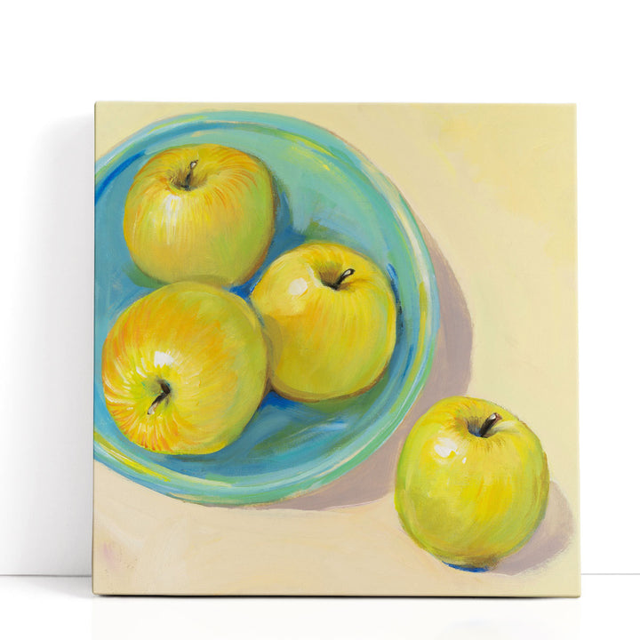 Green Fruit Wall Art apple cluster display
