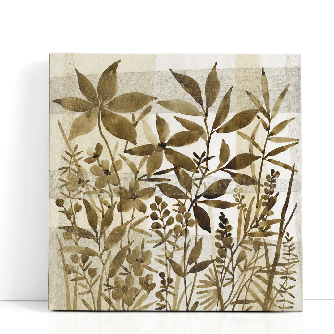 Neutral Garden I - Canvas Print Wall Art