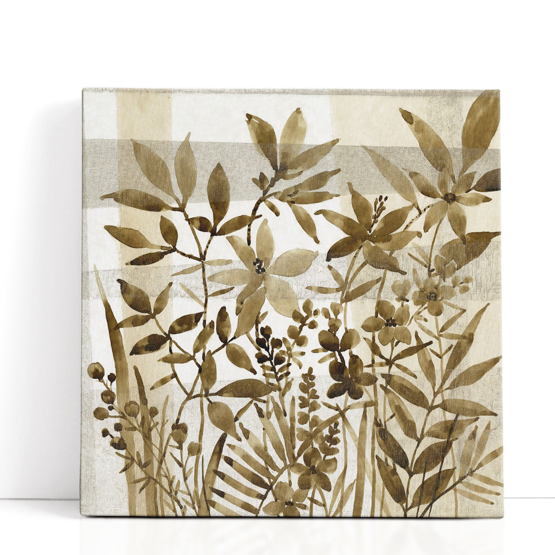 Neutral Garden II - Canvas Print Wall Art