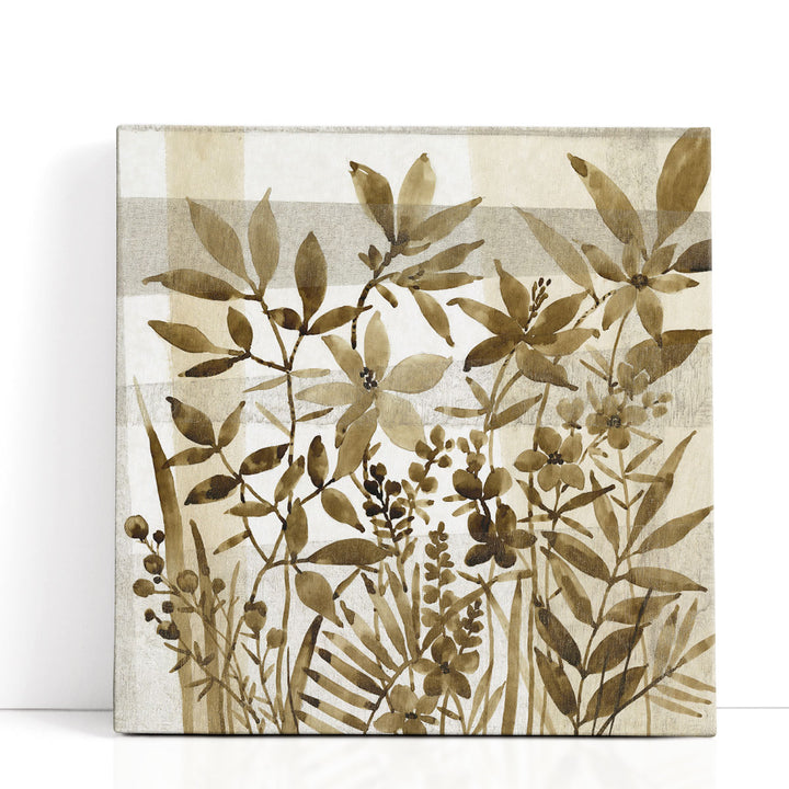 Neutral Garden II - Canvas Print Wall Art