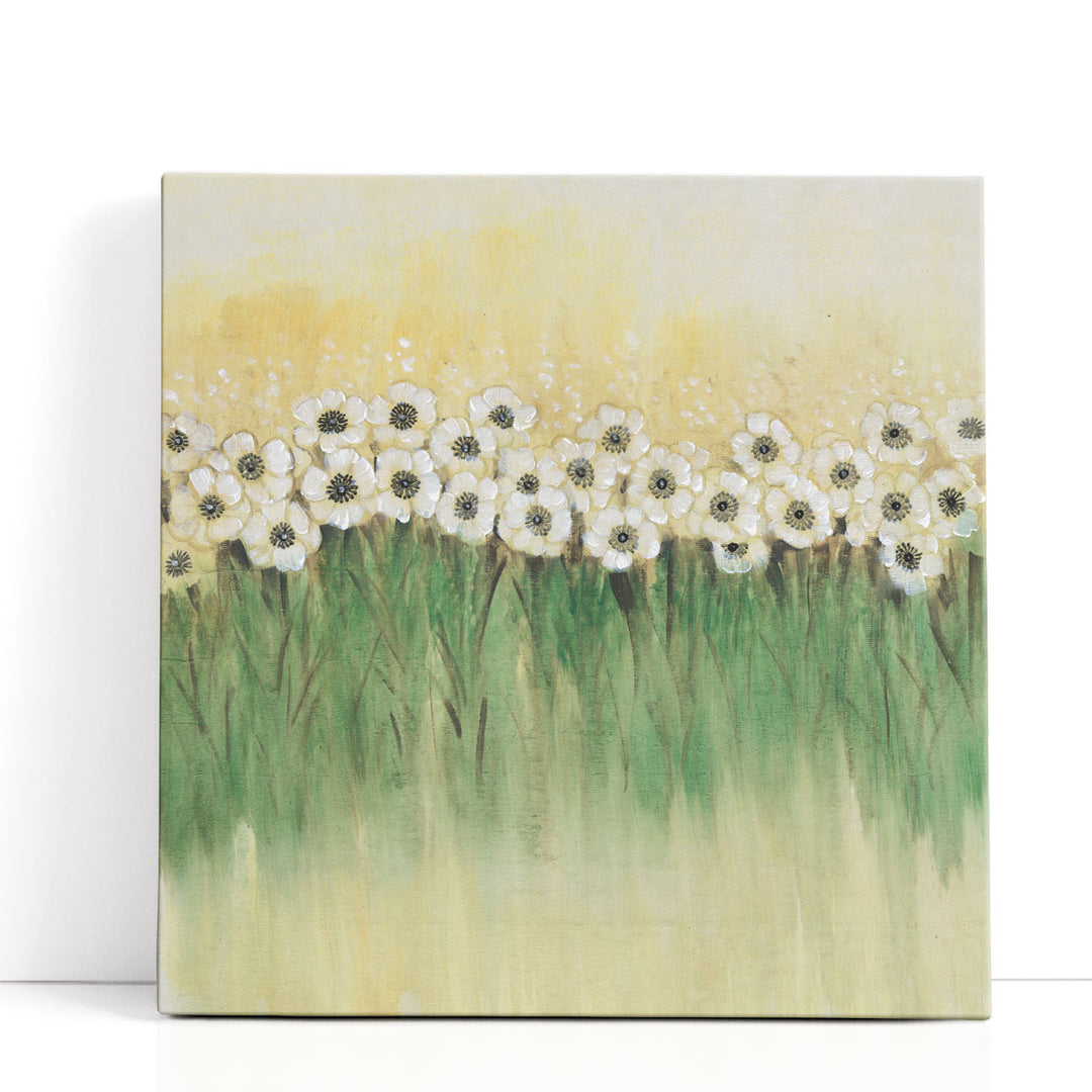 Rows of Flowers I - Canvas Print Wall Art