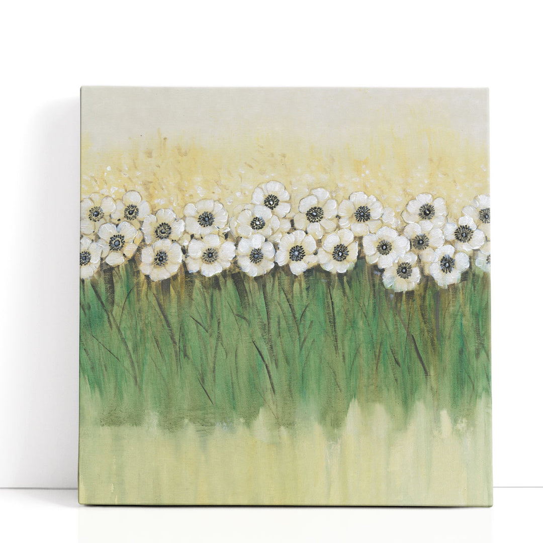 Rows of Flowers II - Canvas Print Wall Art