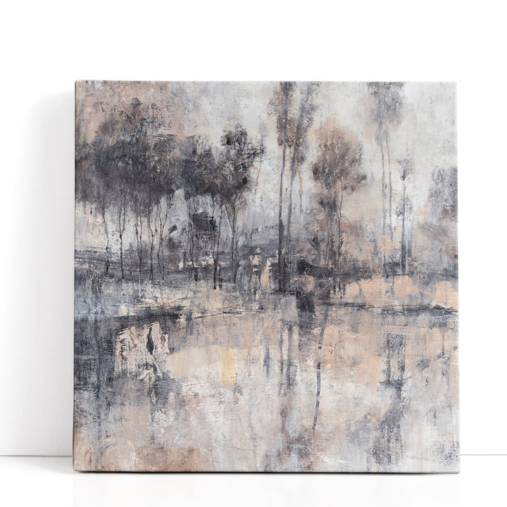 Gray abstract prints with textured design