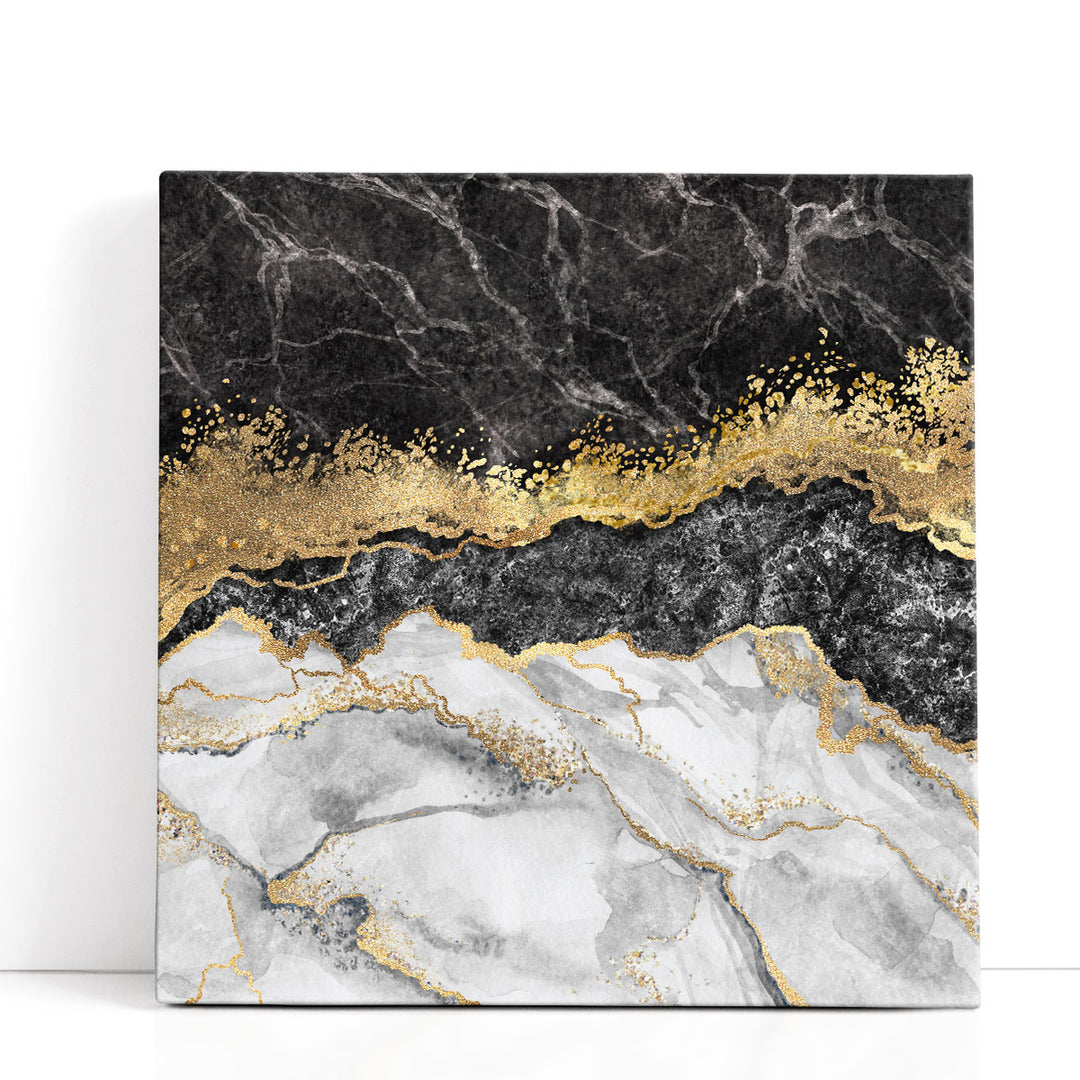 black and gold wall decor – elegant metallic wall art