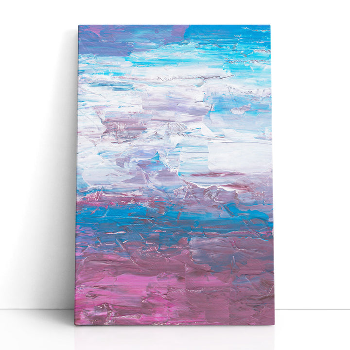 Pastel prints in blue and pink tones