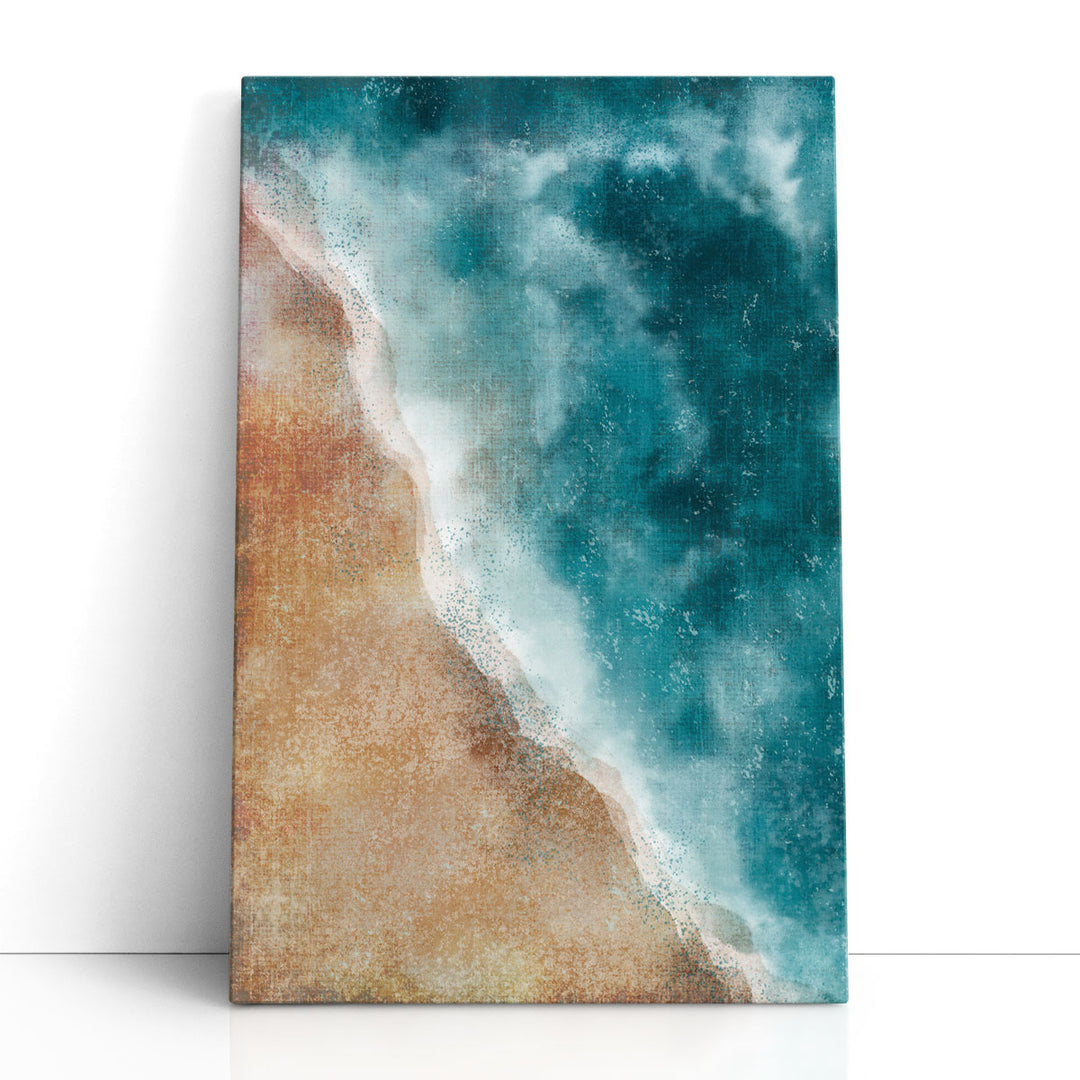 Blue Nautical Art Prints – ocean-inspired abstract with cool tones
