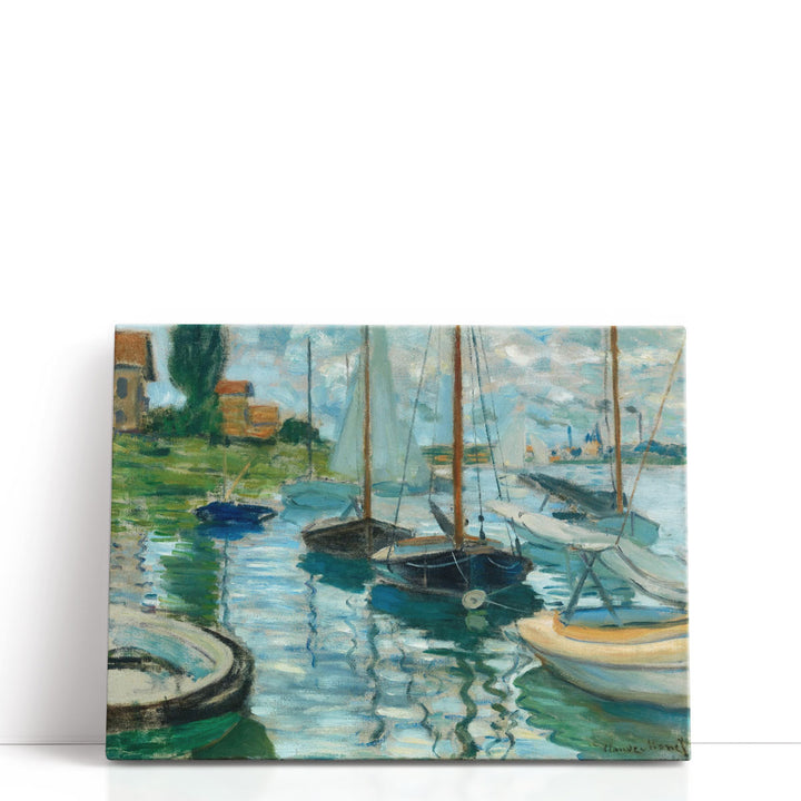 Sailboats on the Seine at Petit-Gennevilliers, 1874 - Canvas Print Wall Art