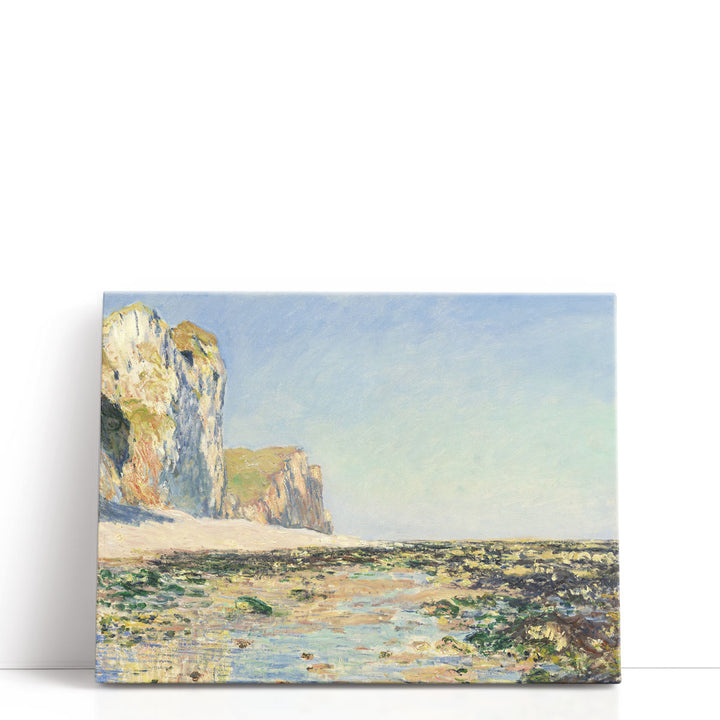 Seaside and Cliffs of Pourville in the morning, 1882 - Canvas Print Wall Art