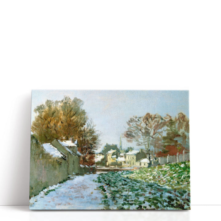 Snow Effect at Argenteuil, 1875 - Canvas Print Wall Art