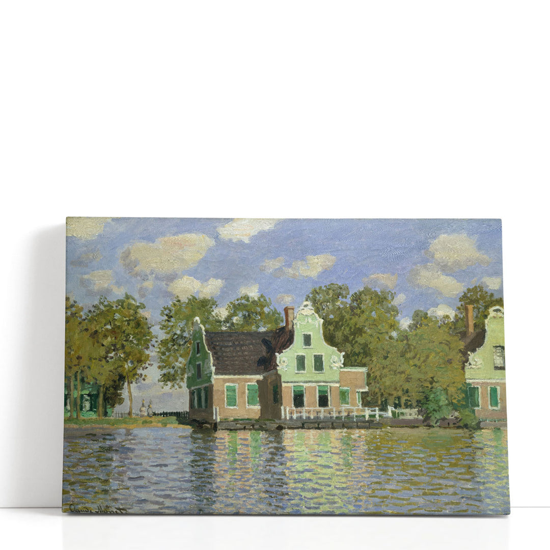 The House on the River Zaan in Zaandam, 1871 - Canvas Print Wall Art