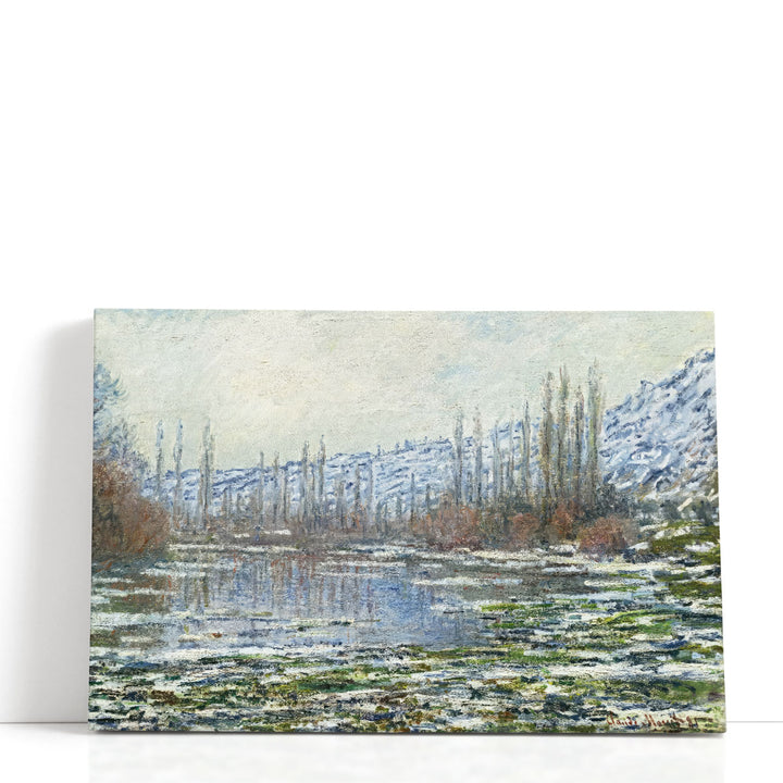The Thaw at Vetheuil, 1880 - Canvas Print Wall Art