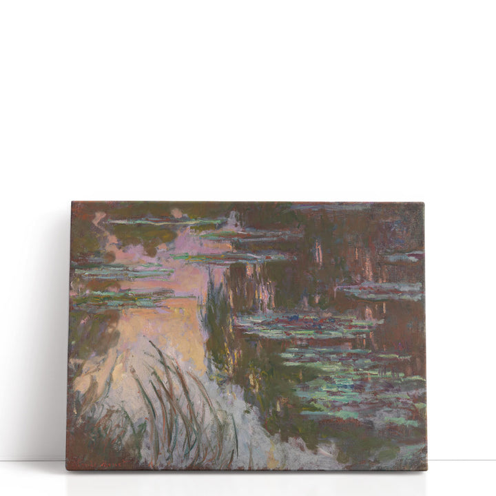 Water-Lilies, Setting Sun, 1907 - Canvas Print Wall Art