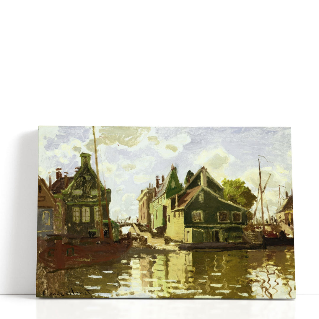 Canal in Zaandam, 1871 - Canvas Print Wall Art