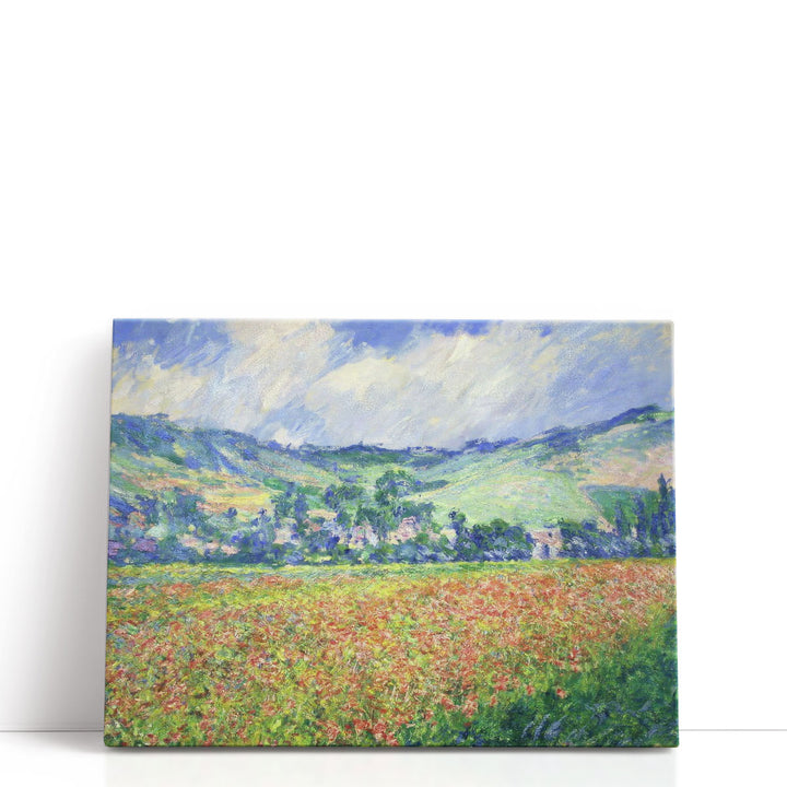 Poppy Field Around Giverny - Canvas Print Wall Art