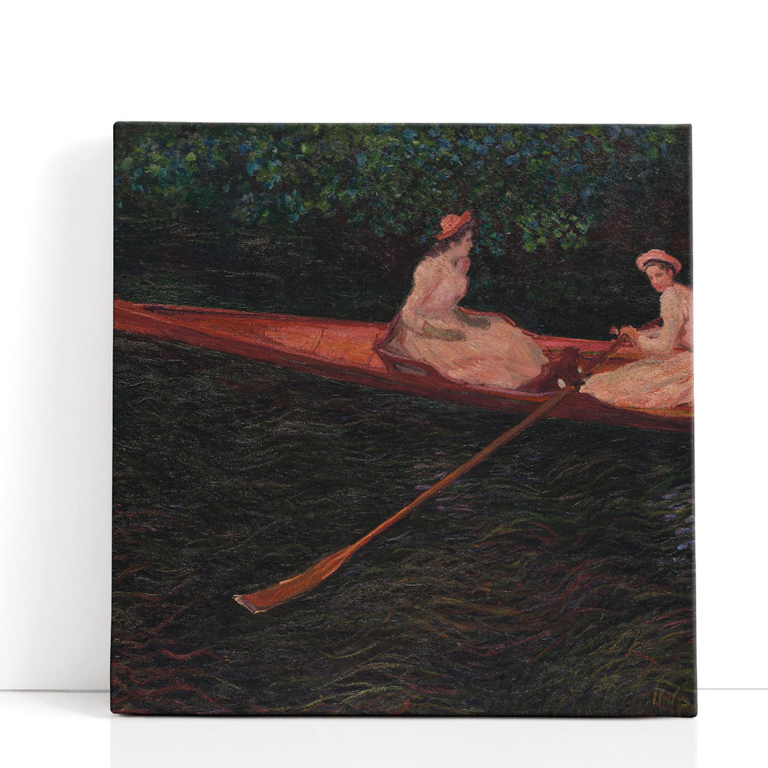 Boating on the River Epte, 1890 - Canvas Print Wall Art