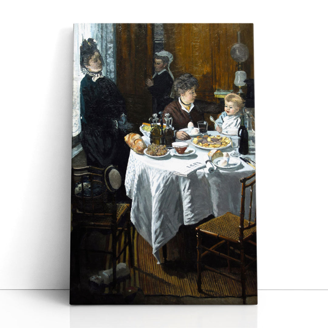 family canvas prints – shared meal moment