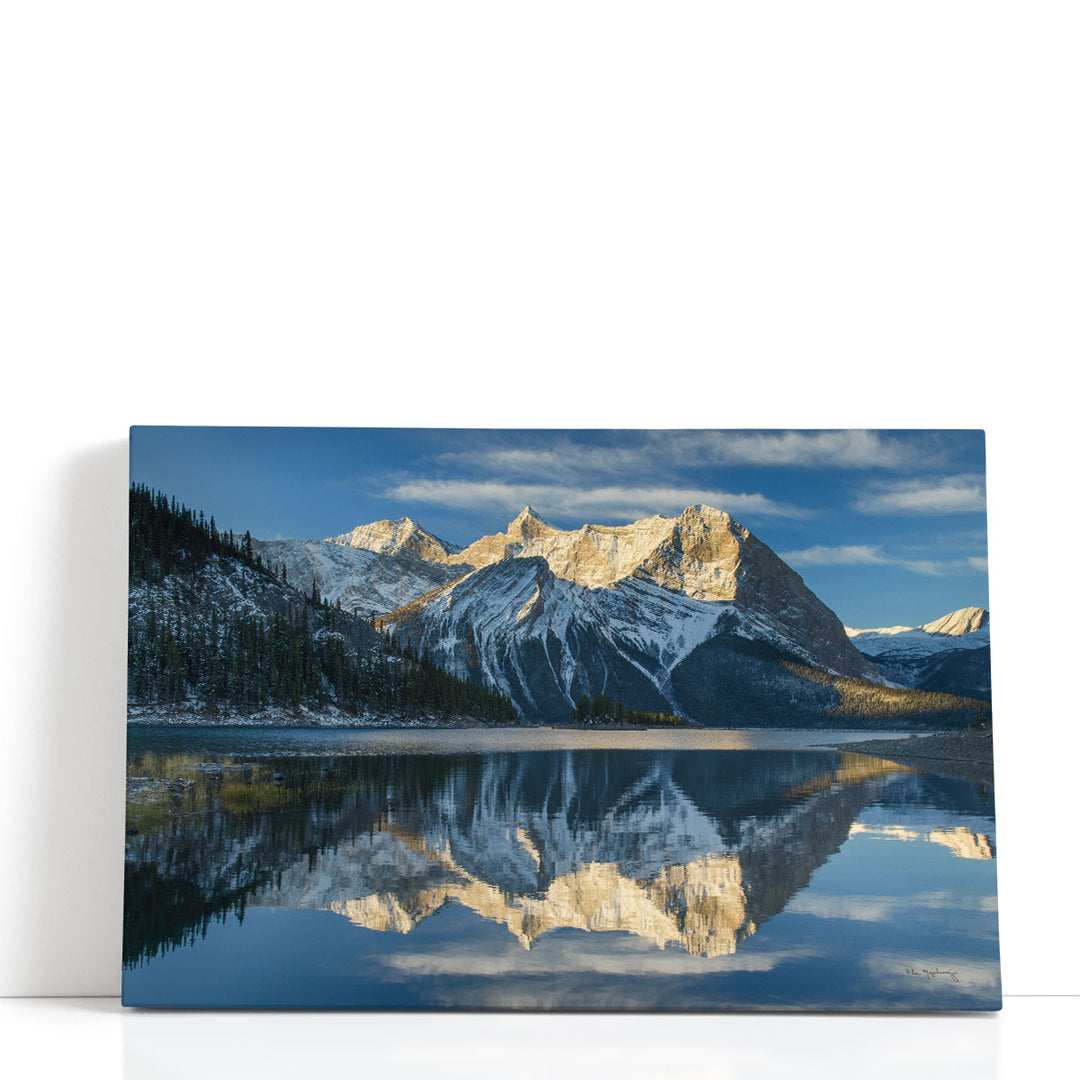 Kananaskis Lake Reflection - Canvas Print Wall Art