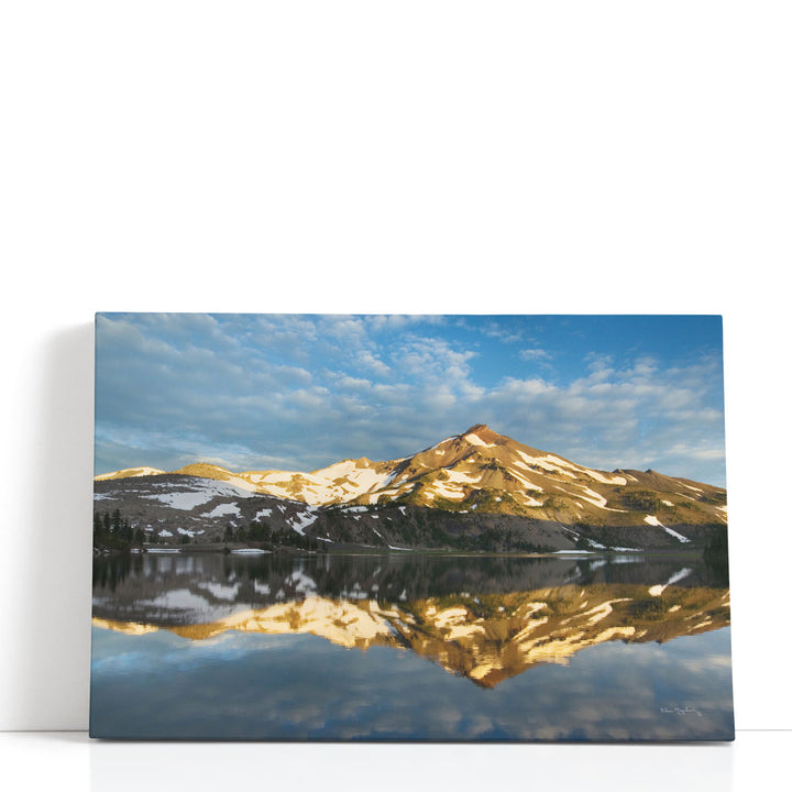 South Sister Reflection I - Canvas Print Wall Art