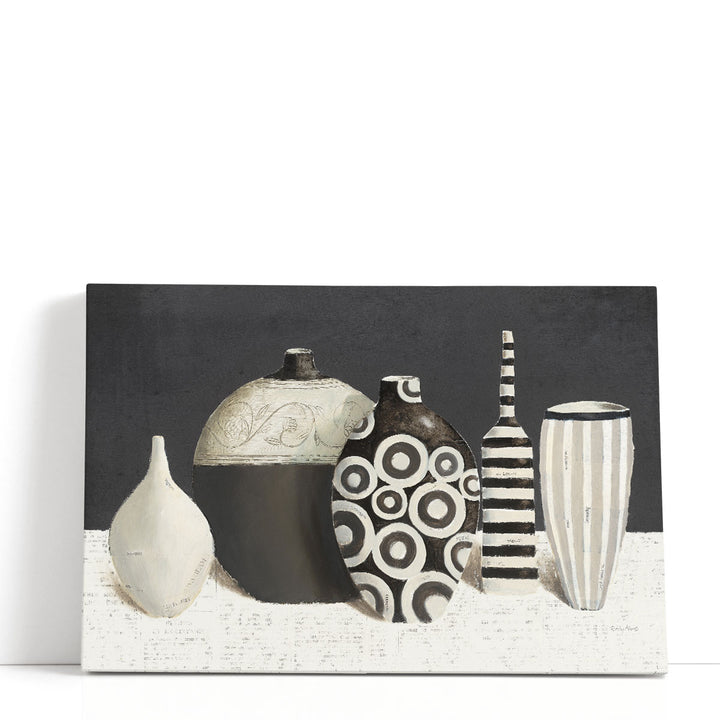 monochrome vase still life print art