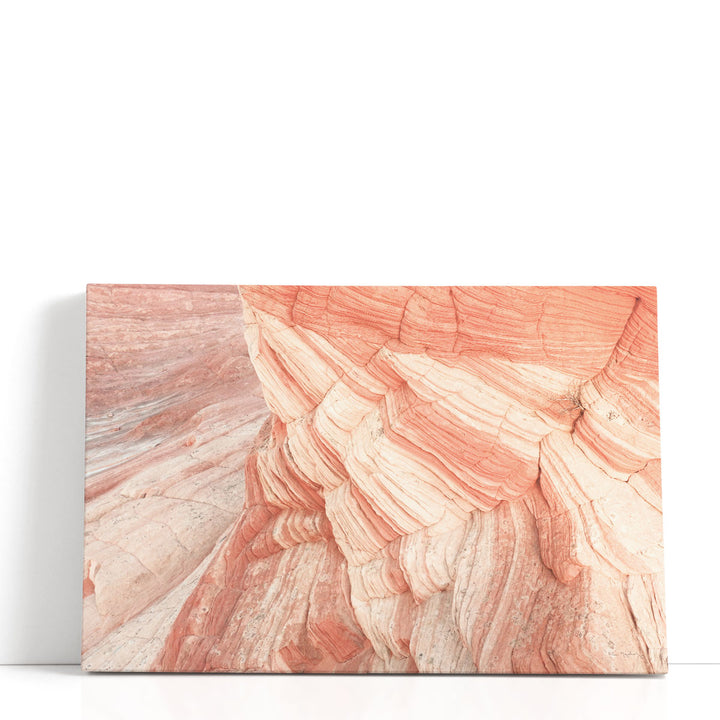 Coyote Buttes VII Blush - Canvas Print Wall Art