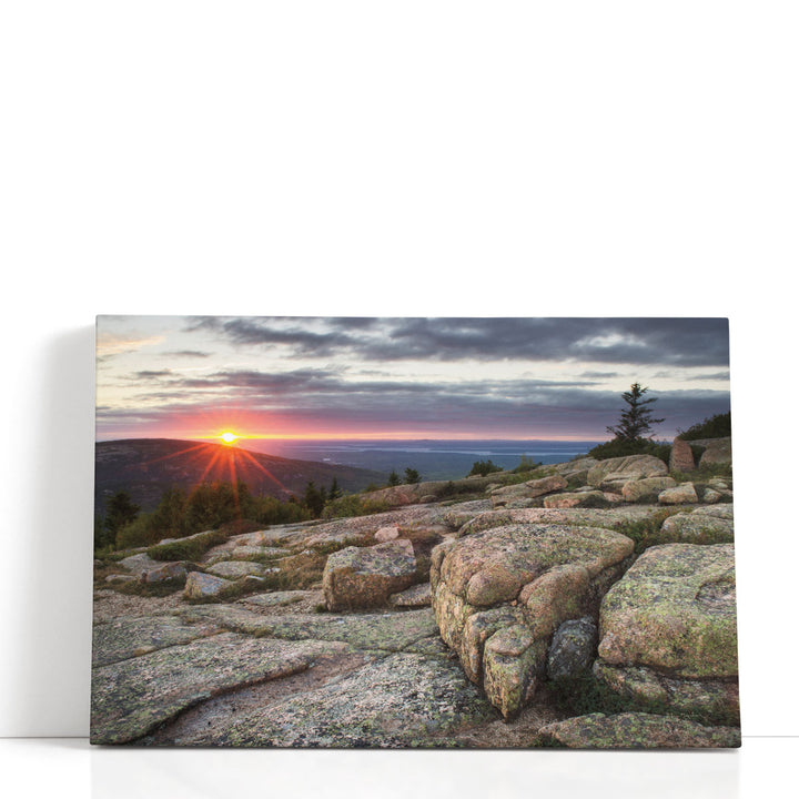 Acadia National Park Sunset - Canvas Print Wall Art