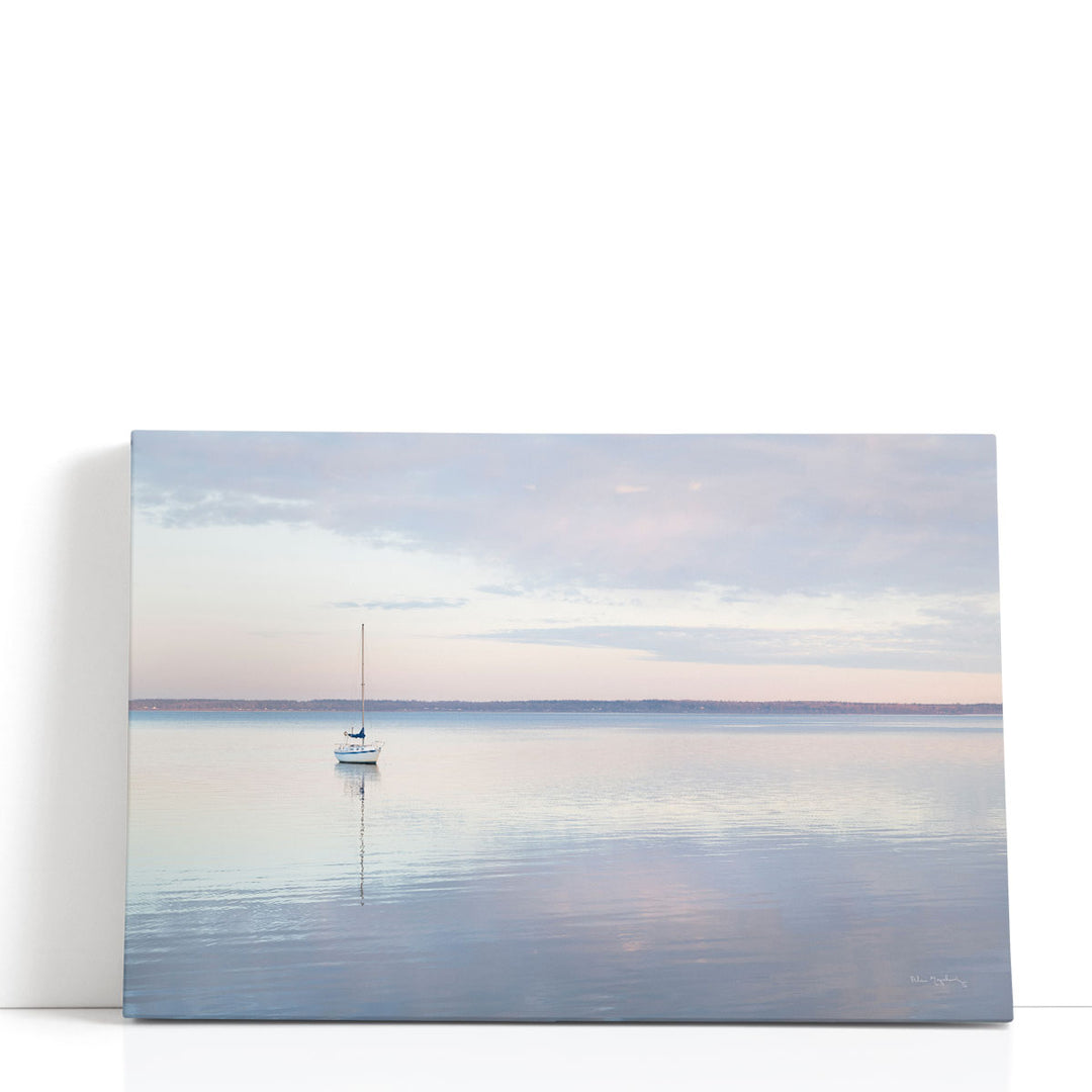 Sailboat in Bellingham Bay I - Canvas Print Wall Art