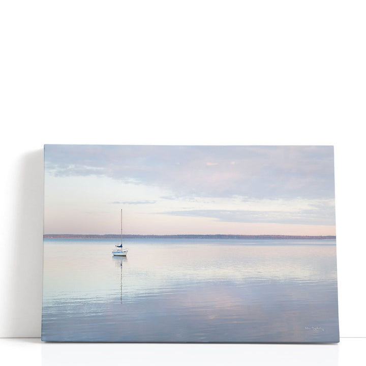 Sailboat in Bellingham Bay I - Canvas Print Wall Art
