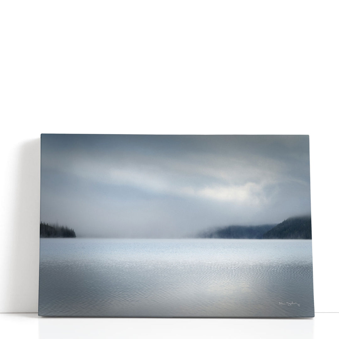 Minimalist nature canvas with soft landscape