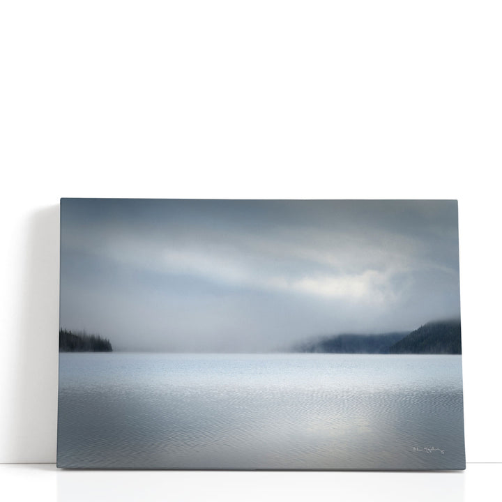 Minimalist nature canvas with soft landscape