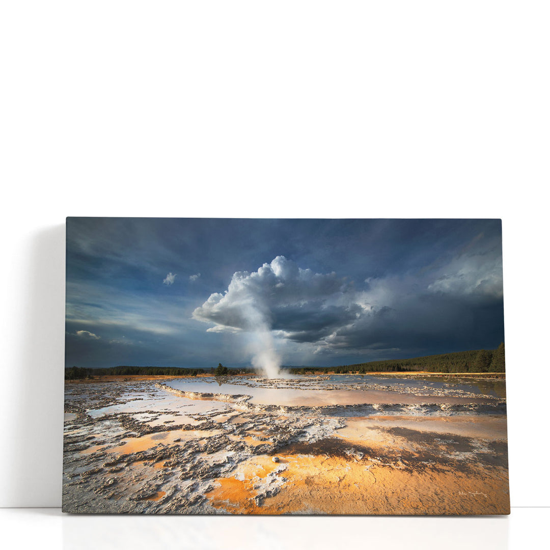 Great Fountain Geyser - Canvas Print Wall Art