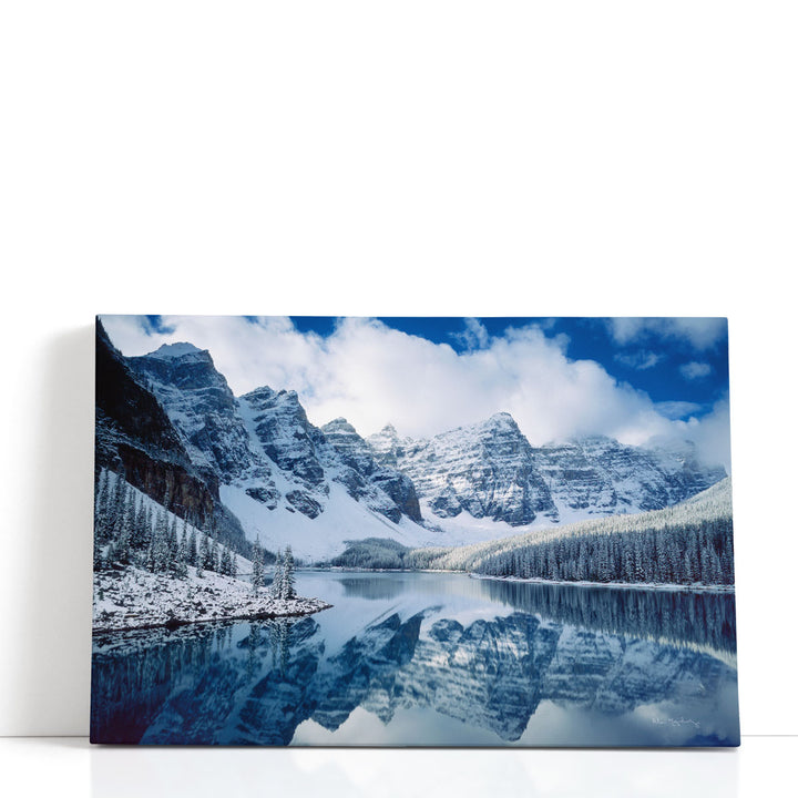 Moraine Lake wall art peaceful mountain lake view