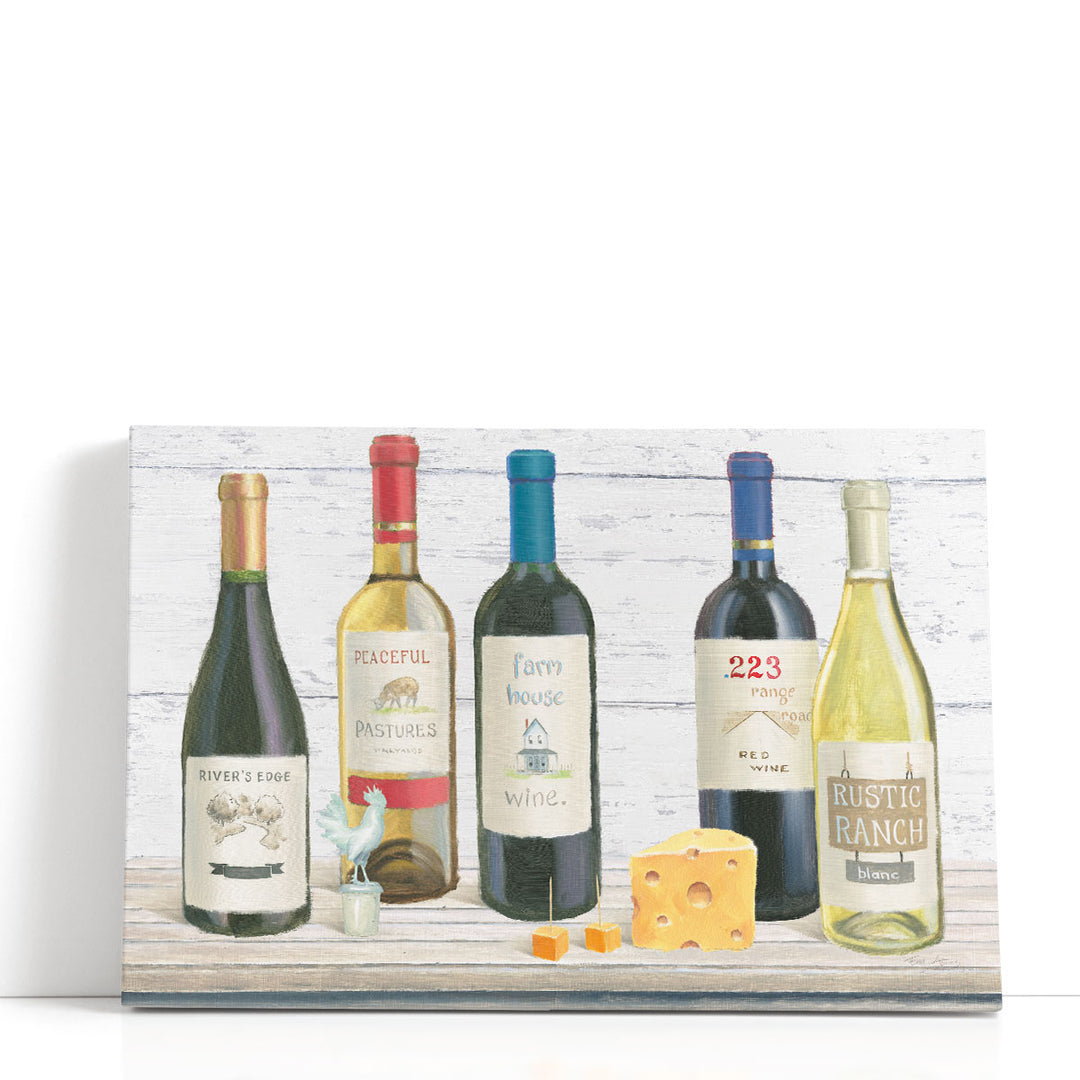 wine prints – neutral bottle arrangement