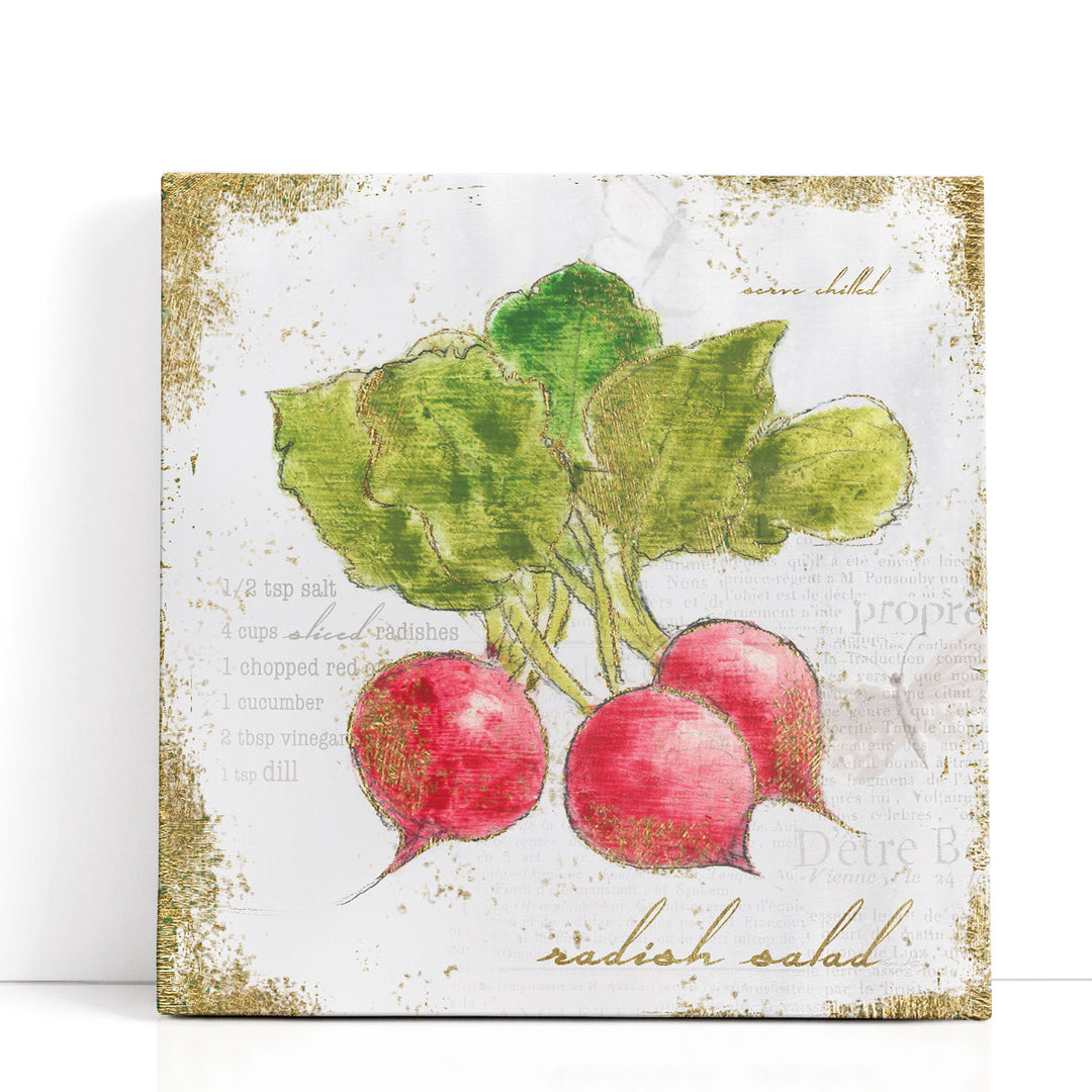 Radish Garden Prints – red radish illustration