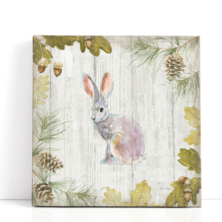 Into the Woods on Barn Board I- Canvas Print Wall Art