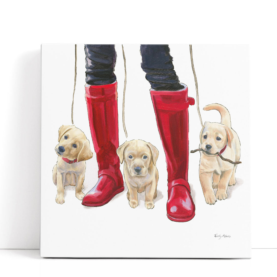Furry Fashion Friends I - Canvas Print Wall Art