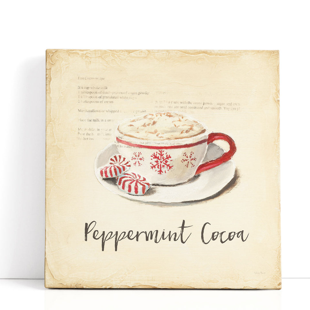 Cest Bon Bon Peppermint - Canvas Print Wall Art